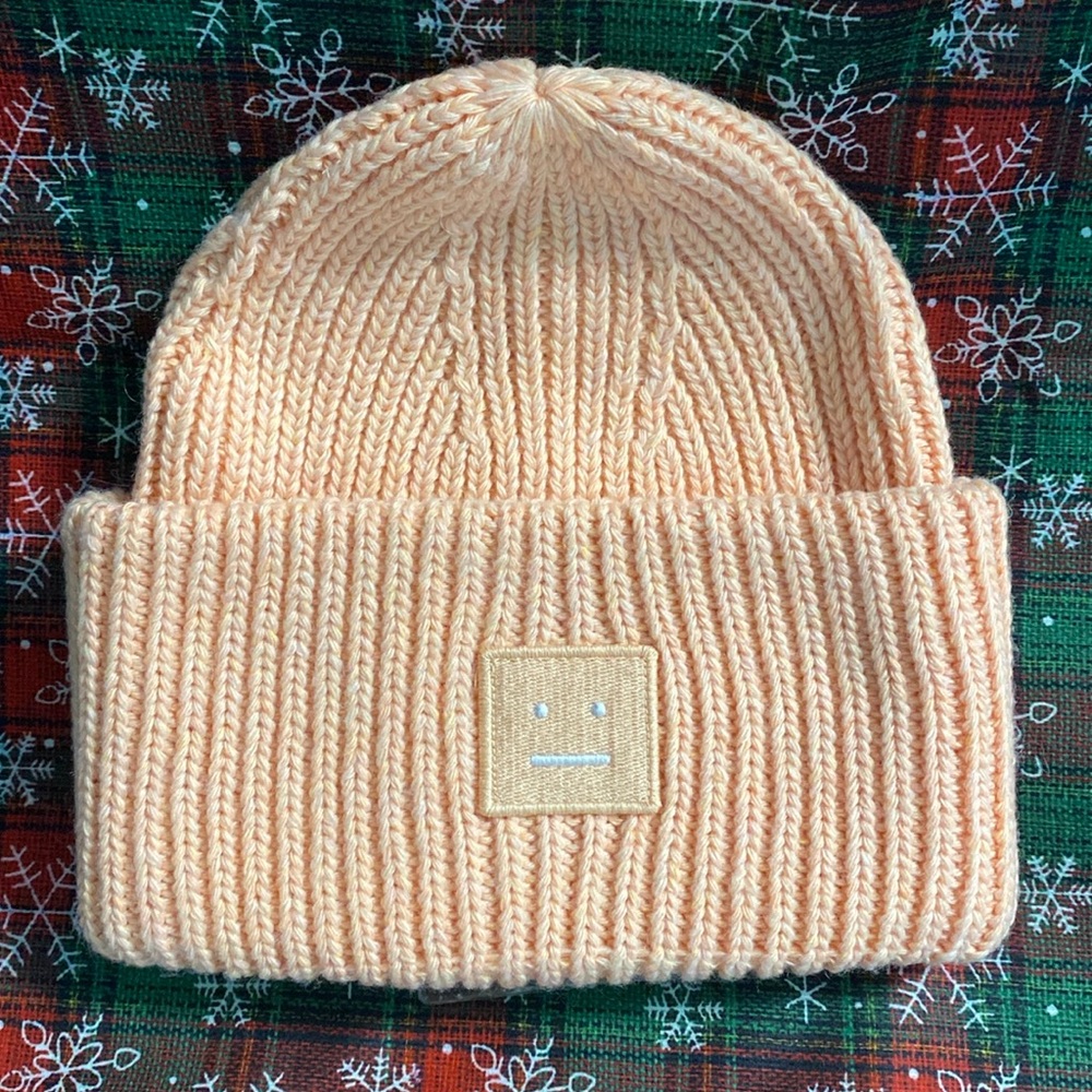 Acne Studios Embroidered Knitted Hat
Orange